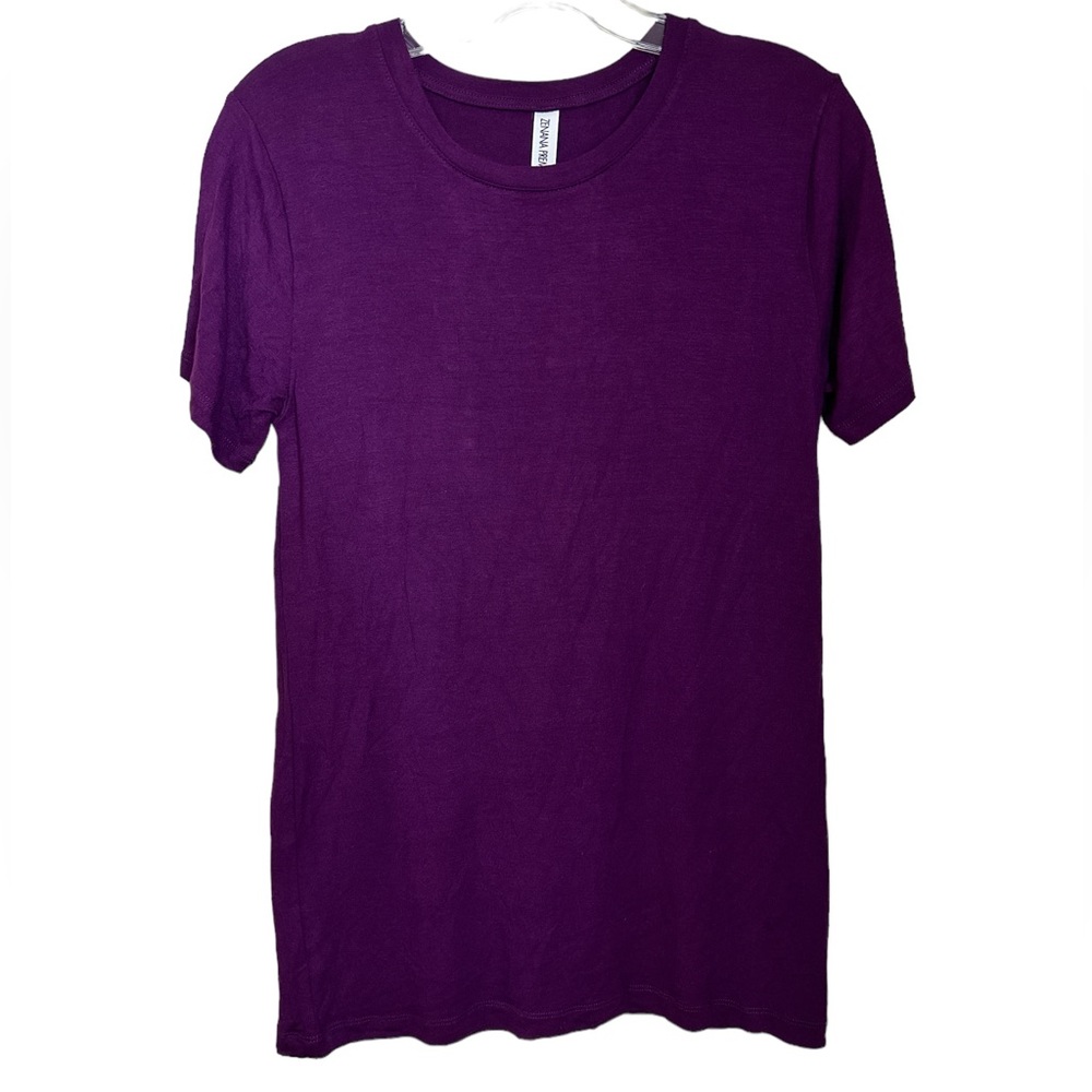 New Women's Plum Short‎ Sleeve Top size Small